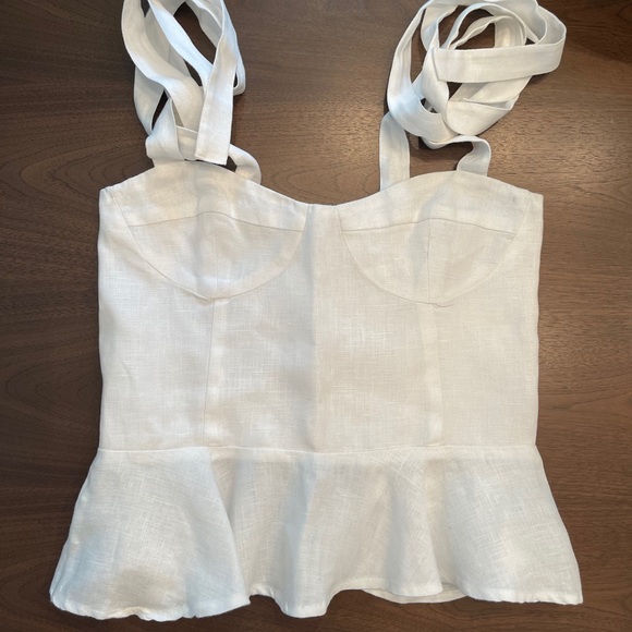 REFORMATION Kassi linen top - Picture 2 of 3